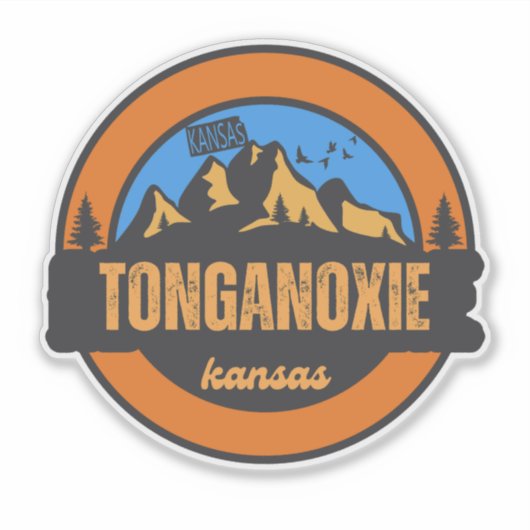 Tonganoxie, Kansas Sticker (Voorkant)