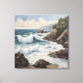 Tongapōrutu - Uitgerekte canvasprint Canvas Afdruk (Voorkant)