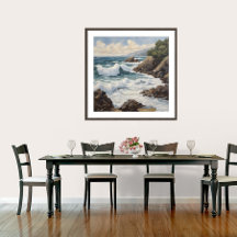 Tongapōrutu - Uitgerekte canvasprint