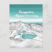 Tongariro Alpine Crossing Nieuw-Zeeland Briefkaart (Voorkant)