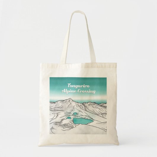 Tongariro Alpine Crossing Nieuw-Zeeland Tote Bag (Voorkant)