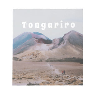 Tongariro Nationaal Park, Nieuw-Zeeland Souvenir Notitieblok