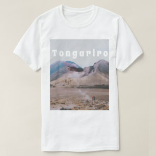 Tongariro Nationaal Park, Nieuw-Zeeland Souvenir T-shirt