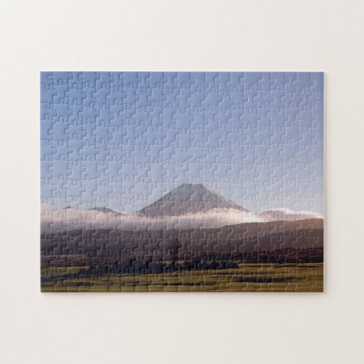 Tongariro, Vulcano en Nieuw-Zeeland/Aotearoa Legpuzzel (Horizontaal)