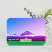 Tongariro, Vulkaan & Gelukkig Nieuwjaar! Kaart /20 (Staand voorkant)