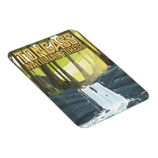 Tongass National Forest reisposter Magneet (Rechterzijde)