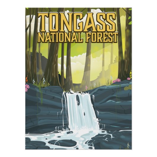 Tongass National Forest-reisposter Perfect Poster (Voorkant)