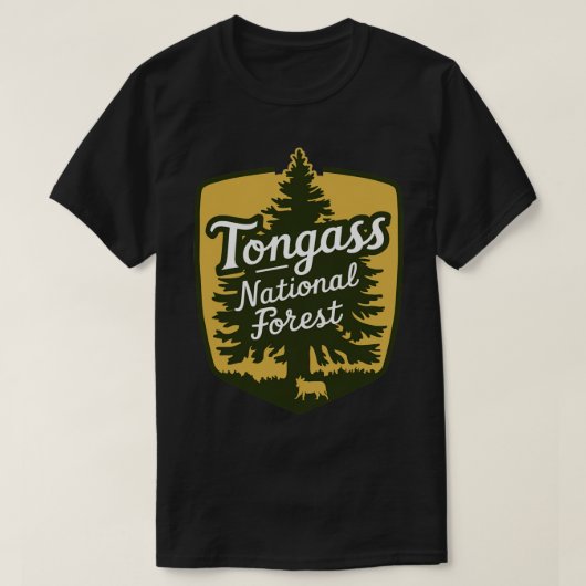 Tongass National Forest T-shirt (Design voorkant)