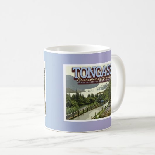 TONGASS NATIONALE BOSSEN - MENDENHALL GLACIER KOFFIEMOK (Voorkant rechts)