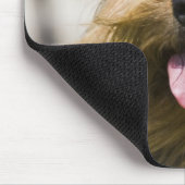 tongen, lange haren, portret muismat (Hoek)