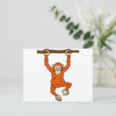 Tongo Chimp Briefkaart (Staand voorkant)