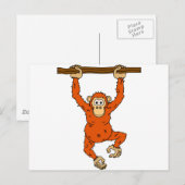 Tongo Chimp Briefkaart (Voorkant / Achterkant)