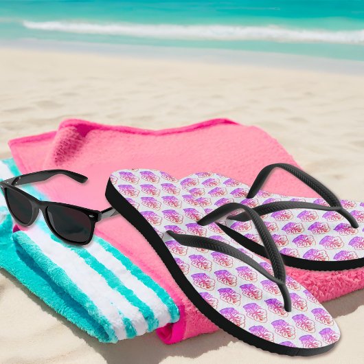 Tongs Caraïbes CHEMIS-TREE strand witte zwarte boo Teenslippers