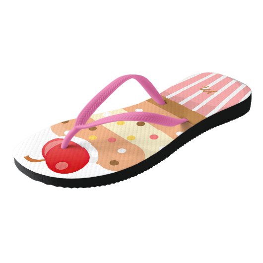 Tongs Cup cake Teenslippers (Schuin)