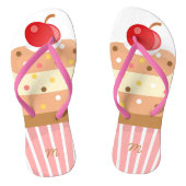 Tongs Cup cake Teenslippers (Voetbed)