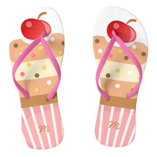 Tongs Cup cake Teenslippers