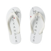 TONGS TAEKWONDO DWICHAGI back kick (kind) Kinder Teenslippers (Voetbed)