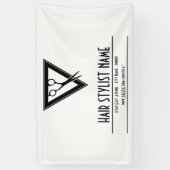 tongschaar spandoek (Verticaal)