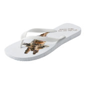 Tongtong uit Giraffe Teenslippers (Schuin)
