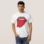 Tongue bifurcation (splitsen) t-shirt (Voorkant volledig)