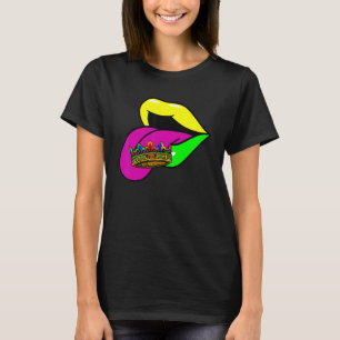 Tongue Crown Hispanic Erfgoed Maand Latino Cultuur T-shirt
