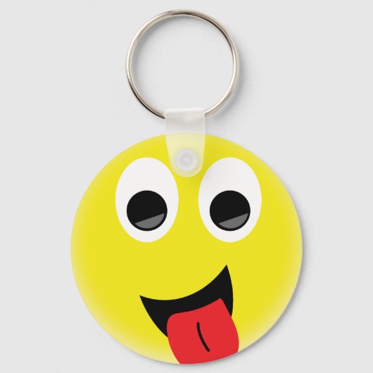 Tongue glimlach sleutelhanger (Voorkant)