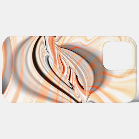 'Tongue' in een gladde kleurstructuur met een krom Case-Mate iPhone Case (Achterkant (horizontaal))