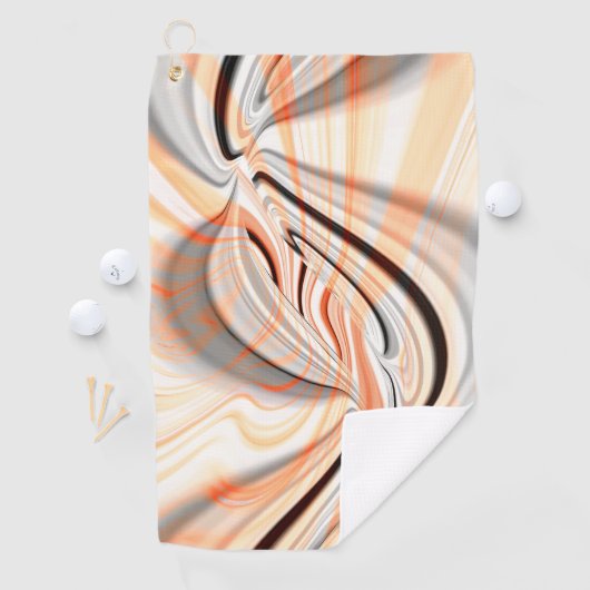 'Tongue' in een gladde kleurstructuur met een krom Golfhanddoek (Insitu)