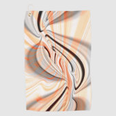 'Tongue' in een gladde kleurstructuur met een krom Golfhanddoek (Voorkant)