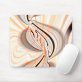 'Tongue' in een gladde kleurstructuur met een krom Muismat (Met muis)