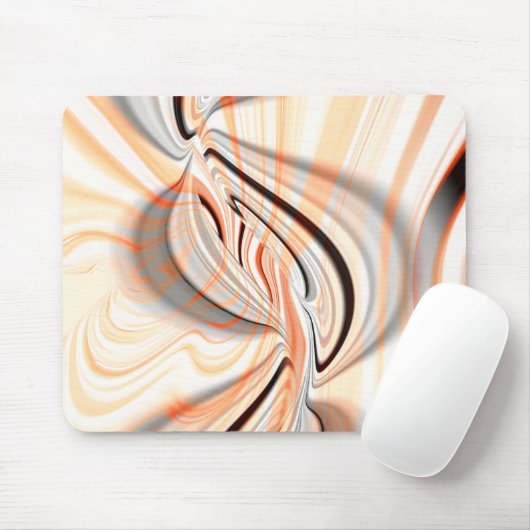 'Tongue' in een gladde kleurstructuur met een krom Muismat (Met muis)