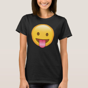Tongue-out Emoji kinder T-shirt