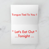 " Tongue Tied Frogs " Kaart (Binnen)