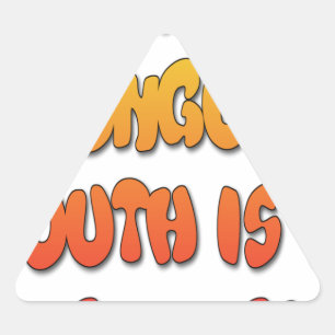 Tongue Tied: Grappige Tong Quote Kleurrijke Tekst  Sticker