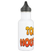 Tongue Tied: Grappige Tong Quote Kleurrijke Tekst Waterfles (Links)