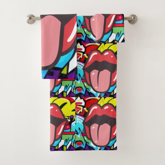 Tongue Twister Bad Handdoek (Insitu)