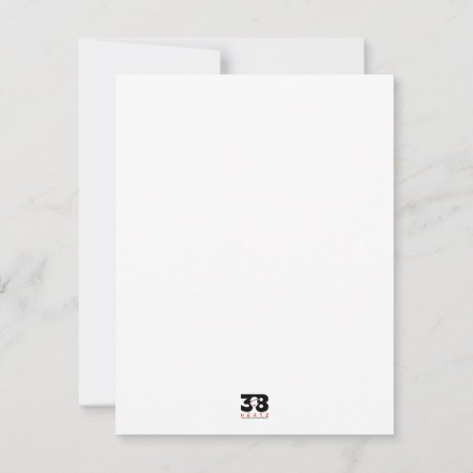 Tongue Twister Bedankkaart (Achterkant)