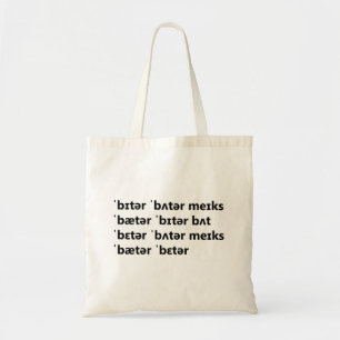 Tongue Twister - Boter Tote Bag