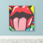 Tongue Twister Canvas Afdruk (Insitu (Houten vloer))