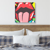 Tongue Twister Canvas Afdruk (Insitu (Slaapkamer))