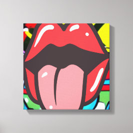 Tongue Twister Canvas Afdruk