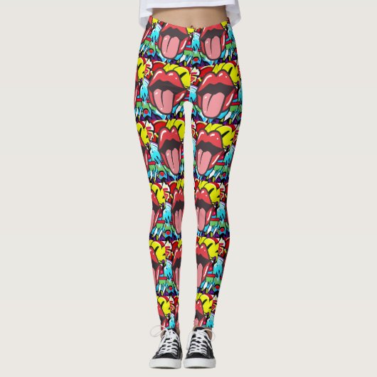 Tongue Twister Leggings (Voorkant)
