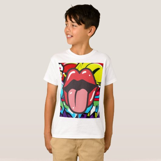 Tongue Twister T-shirt (Voorkant volledig)
