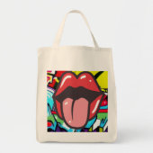 Tongue Twister Tote Bag (Voorkant)