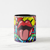 Tongue Twister Tweekleurige Koffiemok (Center)