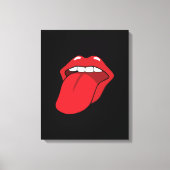 Tongue uit canvas afdruk (Voorkant)