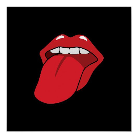 Tongue uit perfect poster (Voorkant)