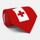 tongvlag stropdas (Opgerold)