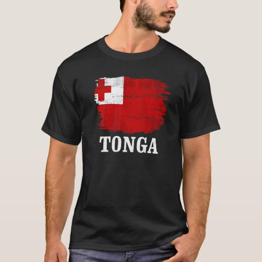  tongvlag voor Tongan T-shirt (Voorkant)