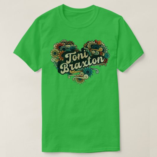 Toni Braxton VIGNETTE  KLEUR T-shirt (Design voorkant)